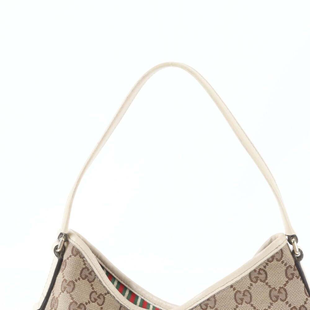 GUCCI Cream Leather Shoulder Bag - Picture 2 of 9
